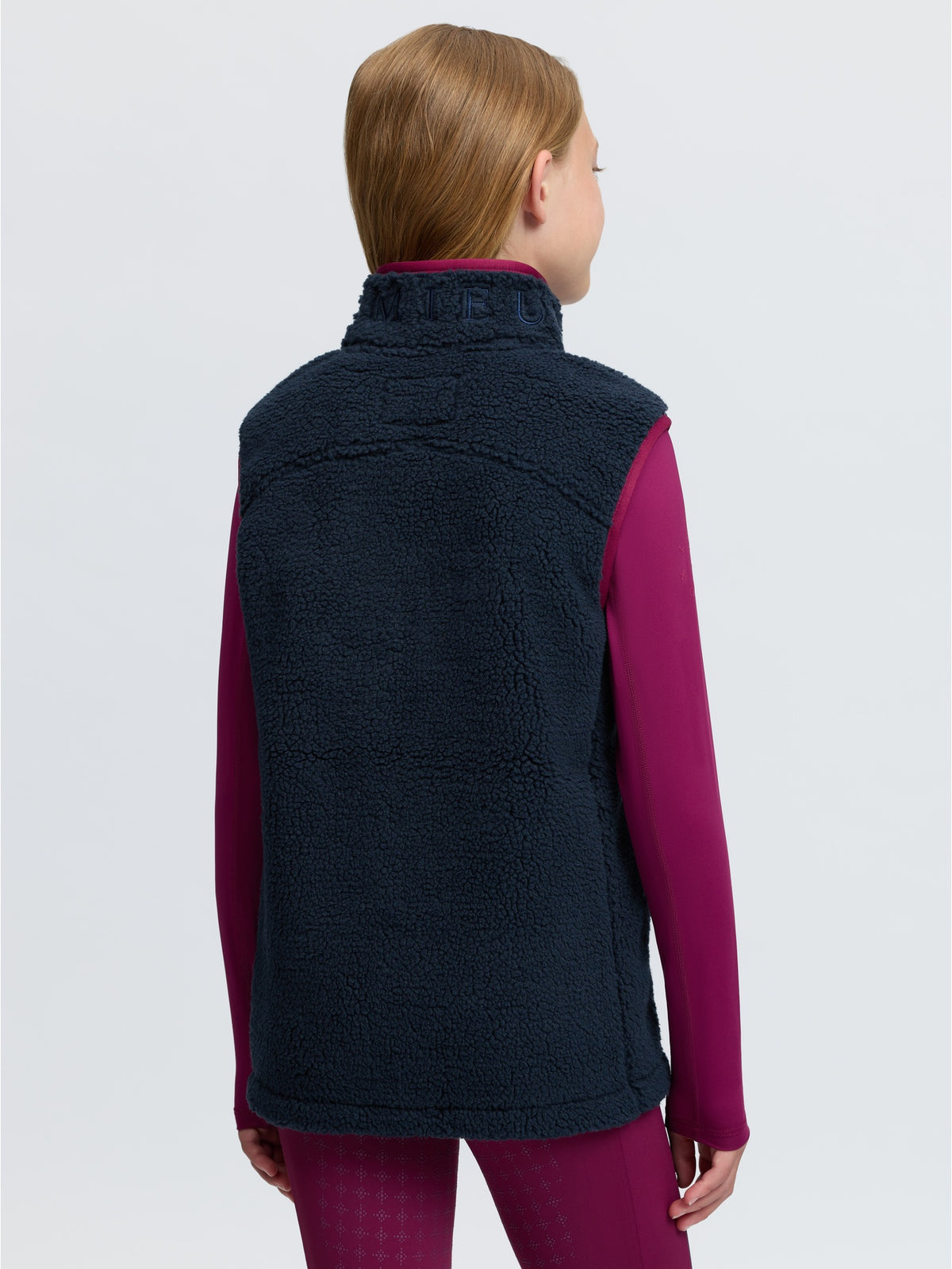 Le Mieux Young Rider Trinity Teddy Gilet Navy