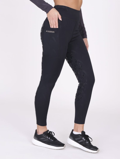 Aubrion React Winter Riding Tights Shadow