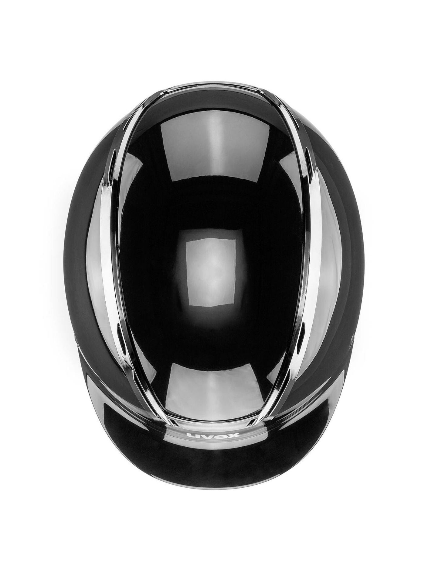 Uvex Exxeed Shiny Chrome Riding Hat