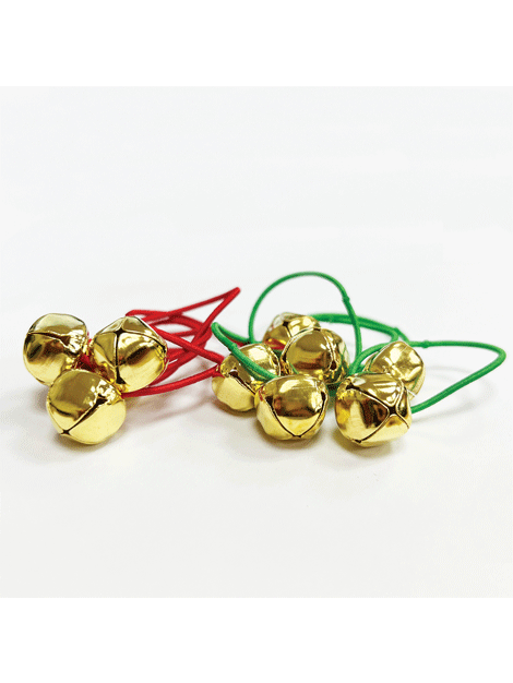Christmas Sleigh Bells Plaiting Bands