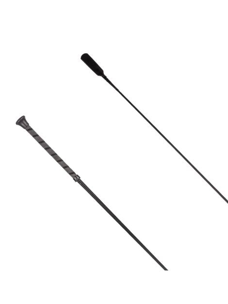 Rubber Thread Handle Flap End Dressage Whip- Dressage 22