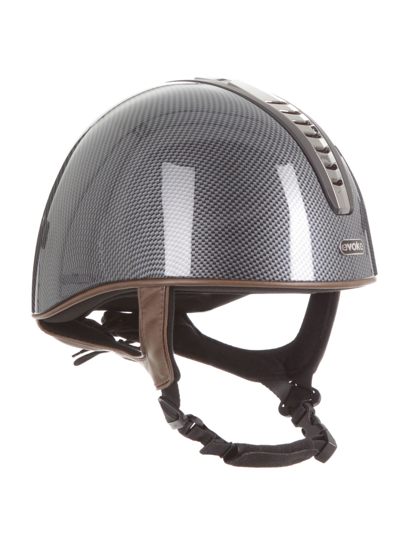 Evoke Orion High Shine Carbon/Gunmetal with Tan Harness