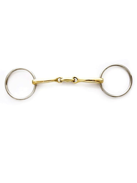 Loose Ring Snaffle With Copper Mouth and Lozenge