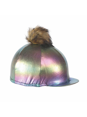 Metallic  Pom Pom Hat Cover