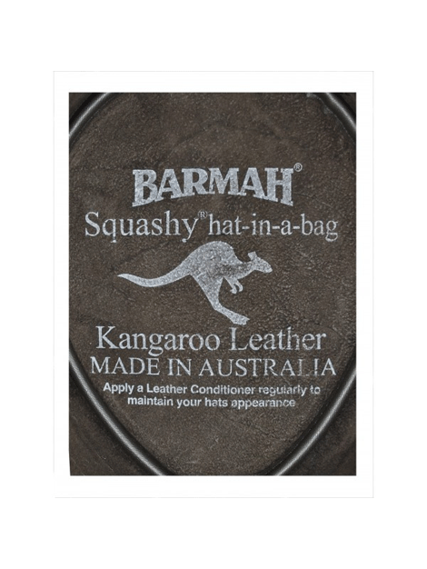 Barmah Squashy Kangaroo Leather Hat