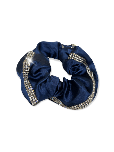Equetech Satin Deluxe Crystal Scrunchie