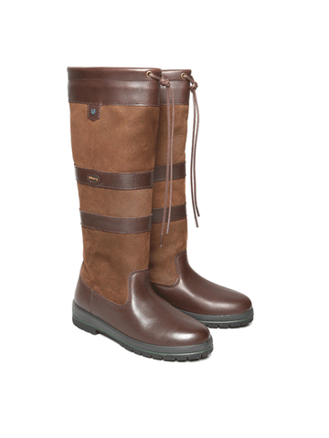 Pair of Dubarry Galway boots in walnut 