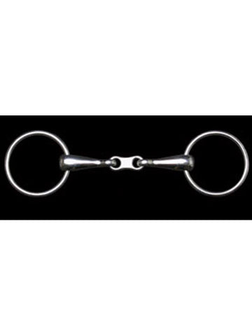 Jeffries Eldonian Loose Ring French Link Thick Mouth Snaffle