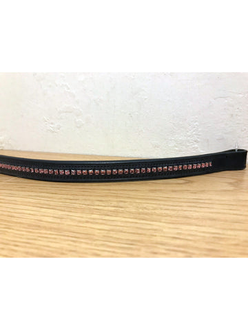 Jeffries Pink Crystal Sparkly Browband