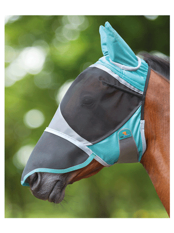 Shires Deluxe Fly Mask with Ears & Nose