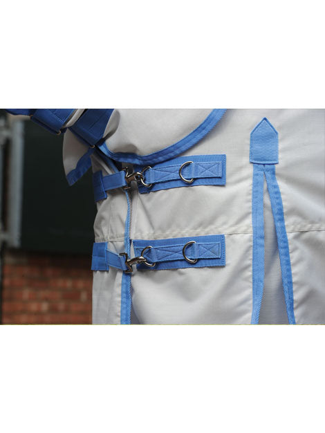 Front closure of the Weatherbeeta Comfitec Sweetitch fly rug