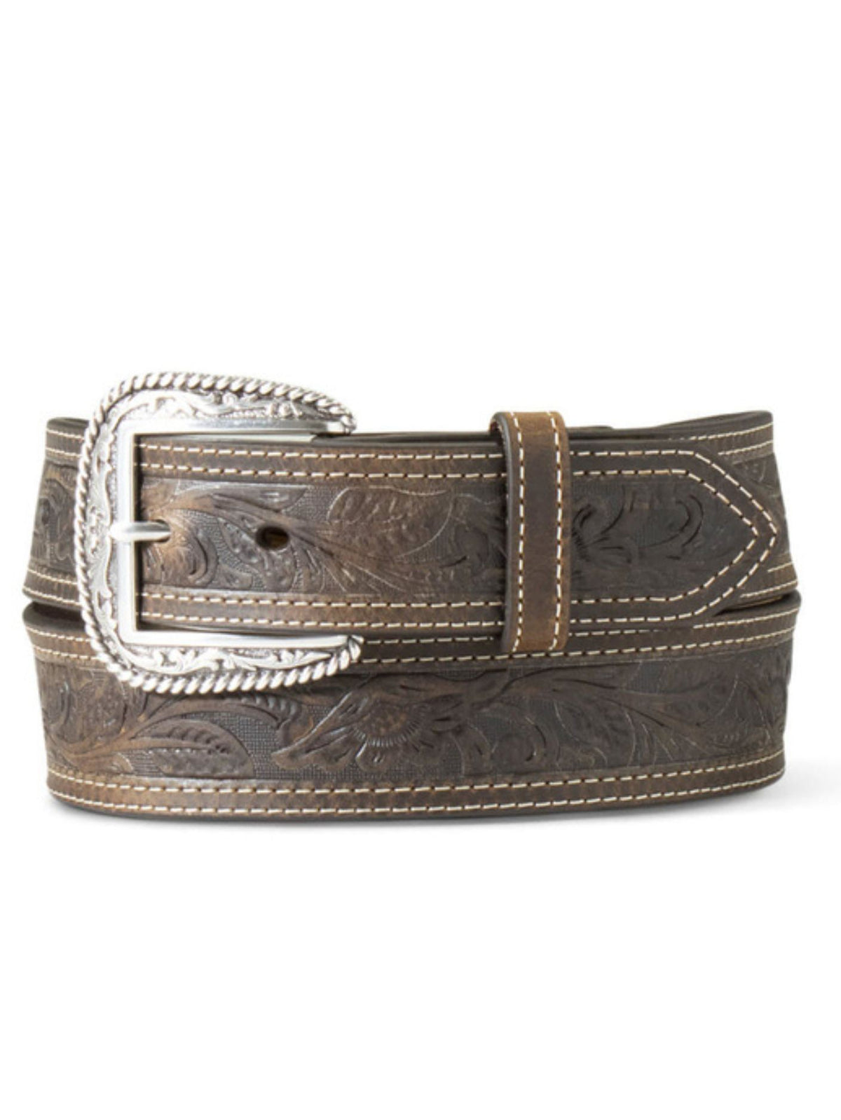 Ariat Tooled Double Stitched Belt