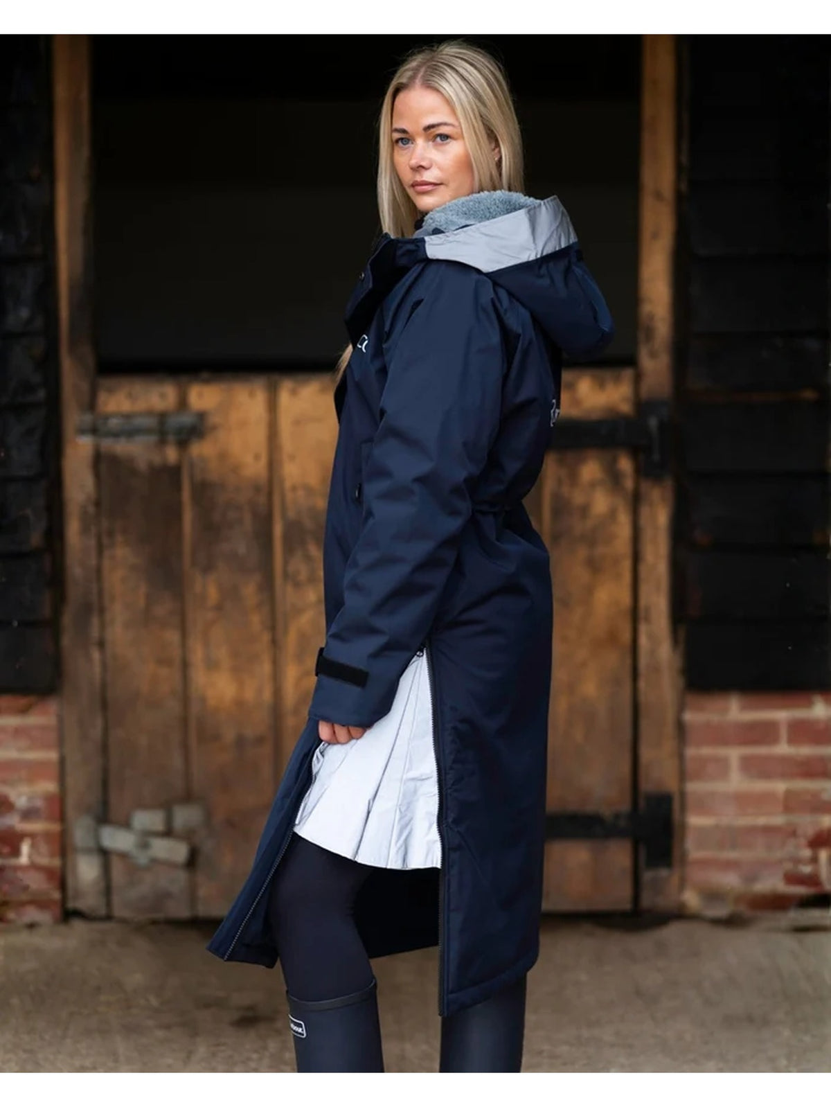 Reincoat Pro Adult Winter Long Coat Navy