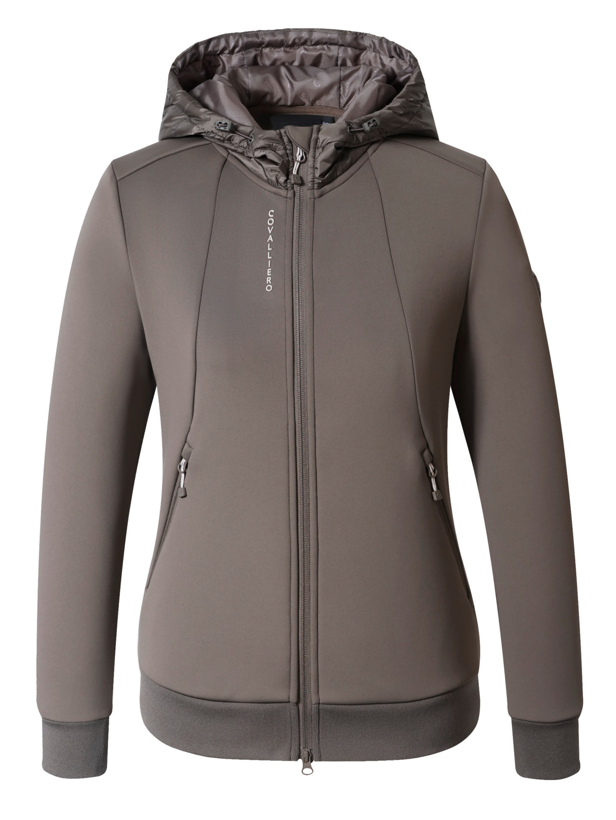 Covalliero Hoody Jacket - Milky Chocolate
