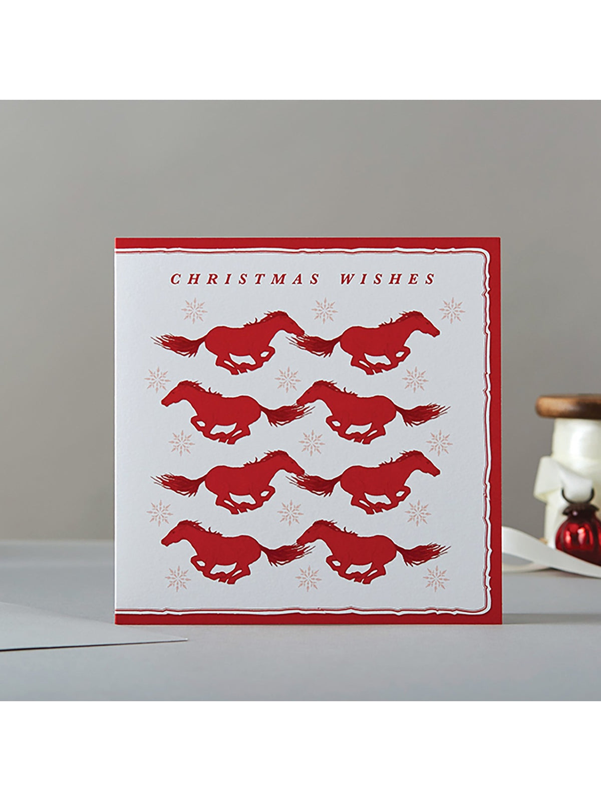 Deckled Edge Rosa Christmas Card