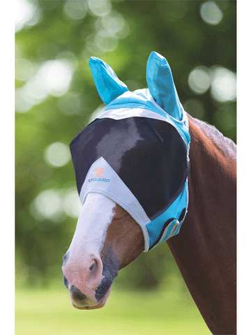 Shires FlyGuard Pro Fine Mesh Deluxe Fly Mask with Ears