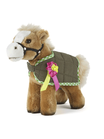 Plush Toy Horse With Rug