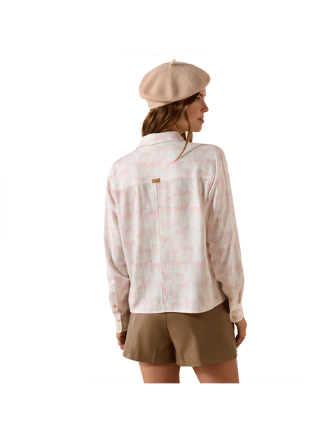 Ariat Rudford Icy Pink Horse Shirt