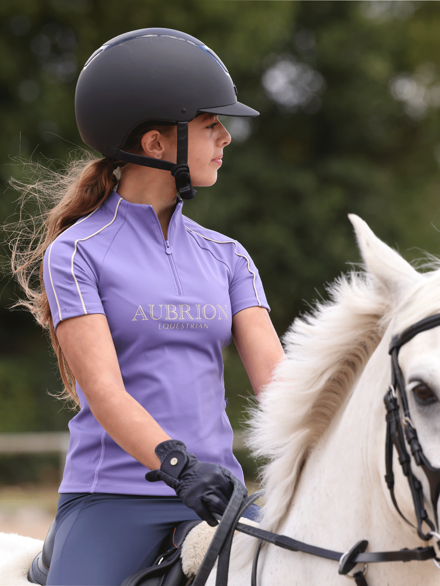 Aubrion Equestrian Short Sleeve Base Layer - Young Rider