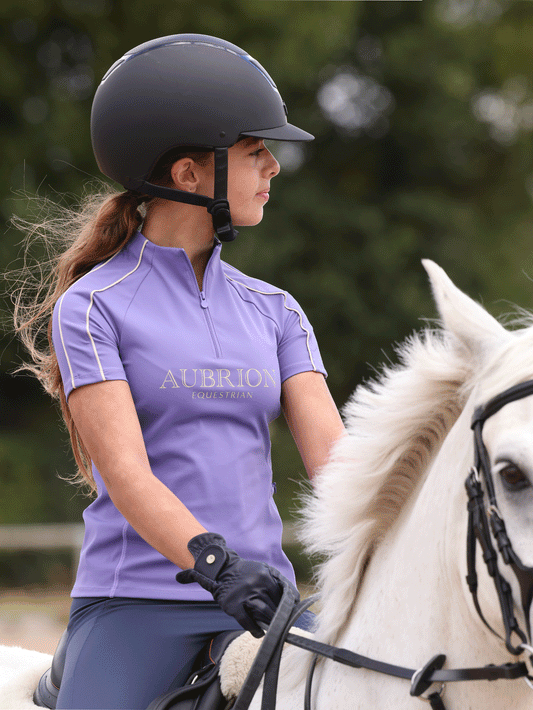 Aubrion Equestrian Short Sleeve Base Layer - Young Rider
