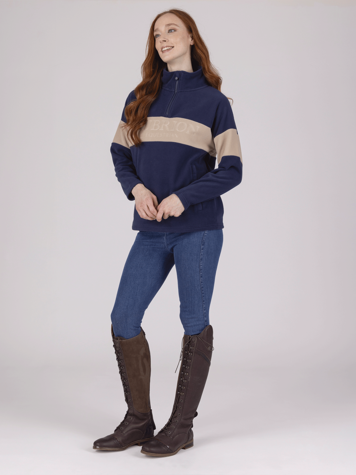 Aubrion Equestrian Quarter Zip Fleece