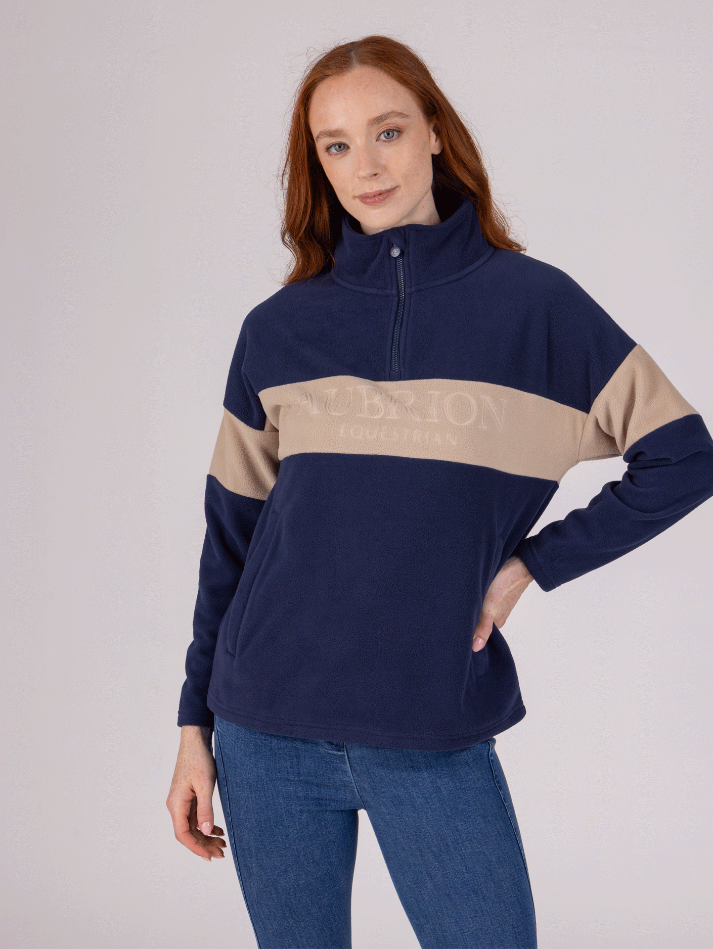 Aubrion Equestrian Quarter Zip Fleece