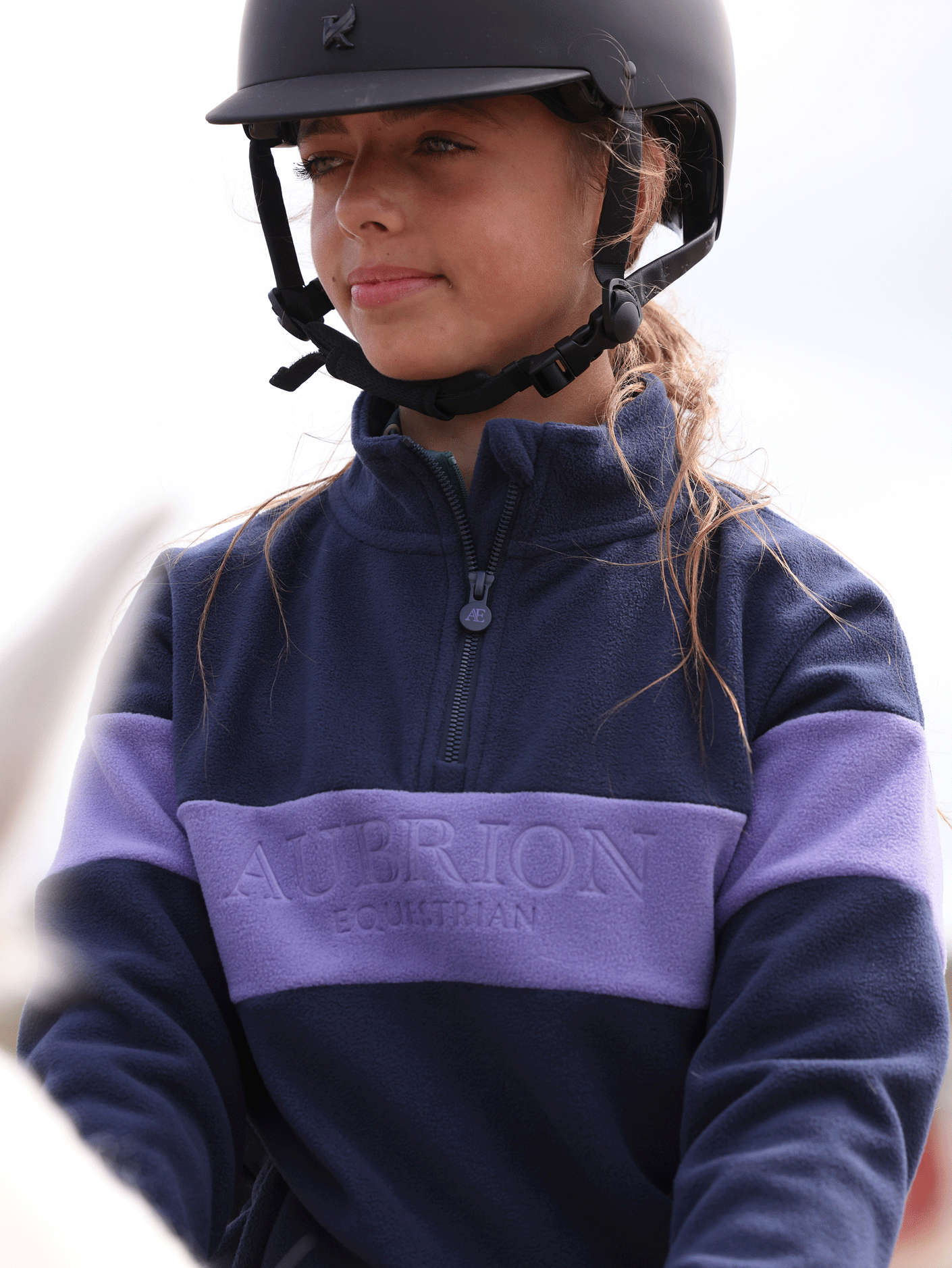 Aubrion Equestrian Quarter Zip Fleece - Young Rider