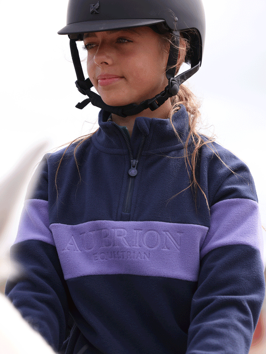 Aubrion Equestrian Quarter Zip Fleece - Young Rider