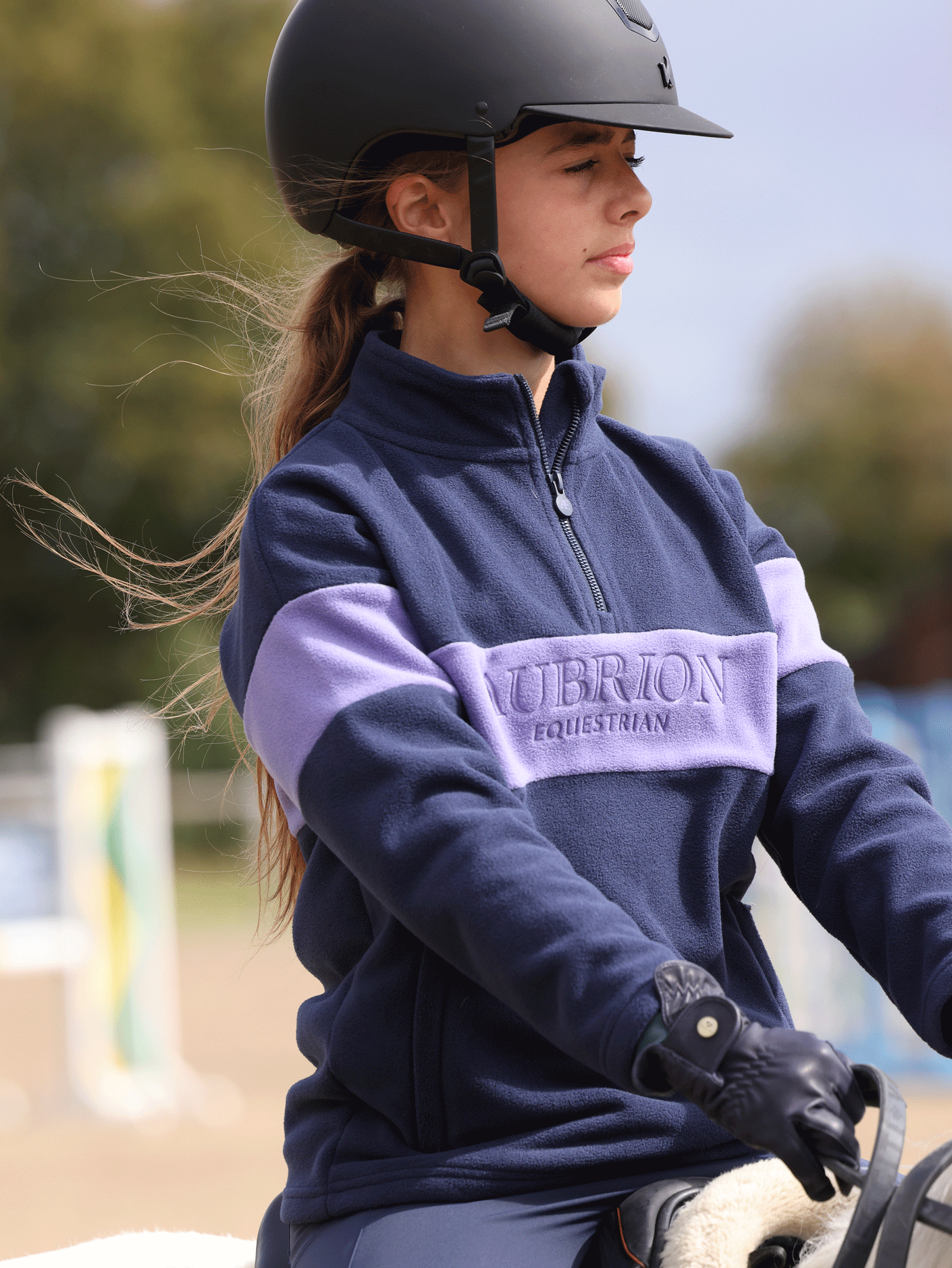 Aubrion Equestrian Quarter Zip Fleece - Young Rider
