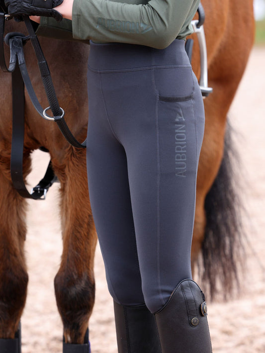 Aubrion React Young Rider Winter Riding Tights