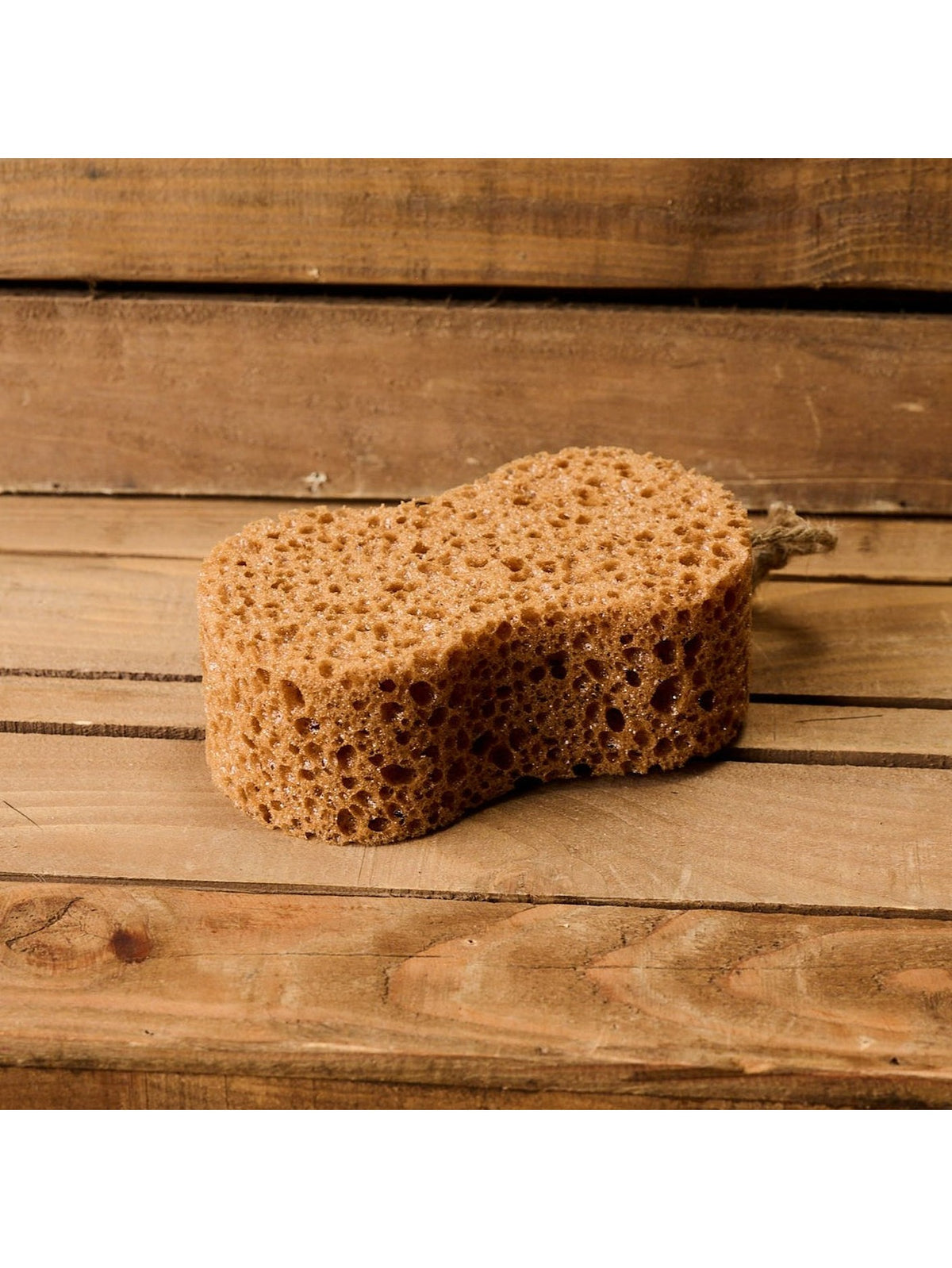 Borstiq Sponge - Shaped | Traditional sea sponge style | Soft and hard-wearing | Shaped to cover larger areas of the body | For bathing, hot clothing and grooming