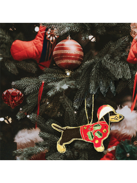 Beaded Christmas Tree Decoration- Horses and Dogs