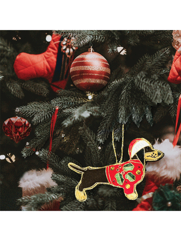 Beaded Christmas Tree Decoration- Horses and Dogs