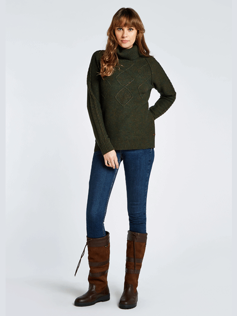 Dubarry Belleek Chunky Roll Neck Sweater