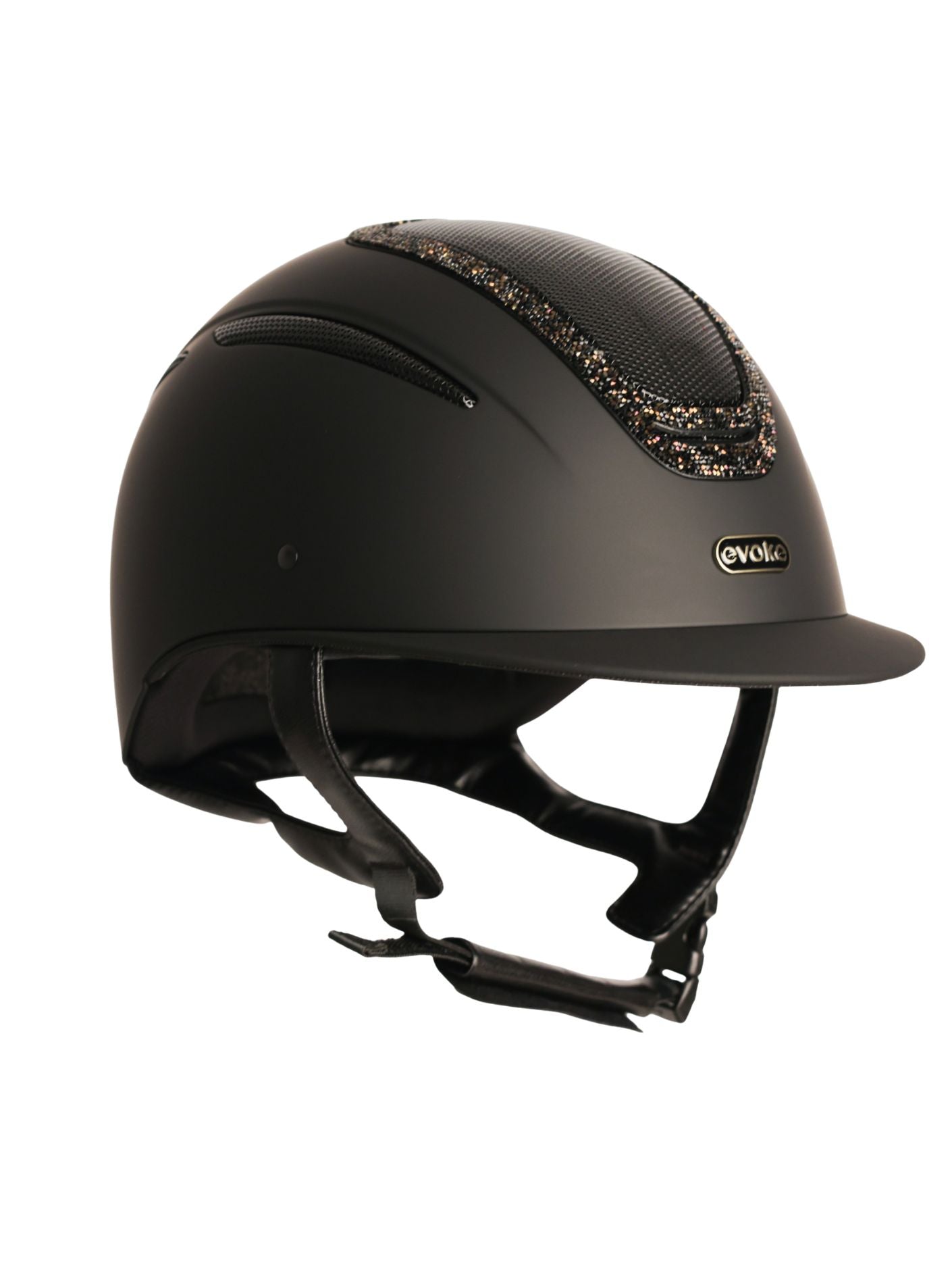 Elara Classic Peak Black/ Gold Crystal Frame