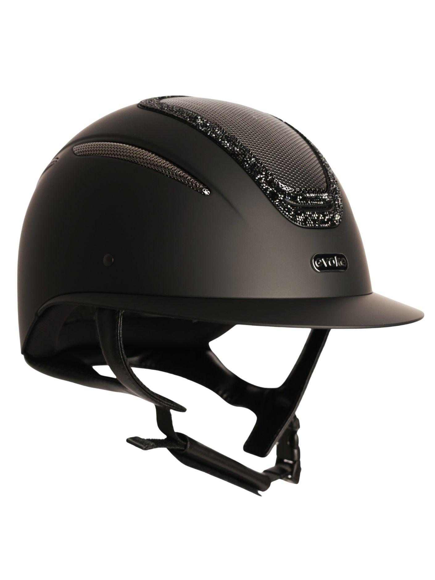 Elara Wide Peak Black/ Black Crystal Frame