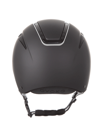 Evoke Callisto Riding Hat Classic Peak Black / Silver