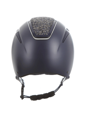 Evoke Callisto Riding Hat Classic Peak Navy / Crystal