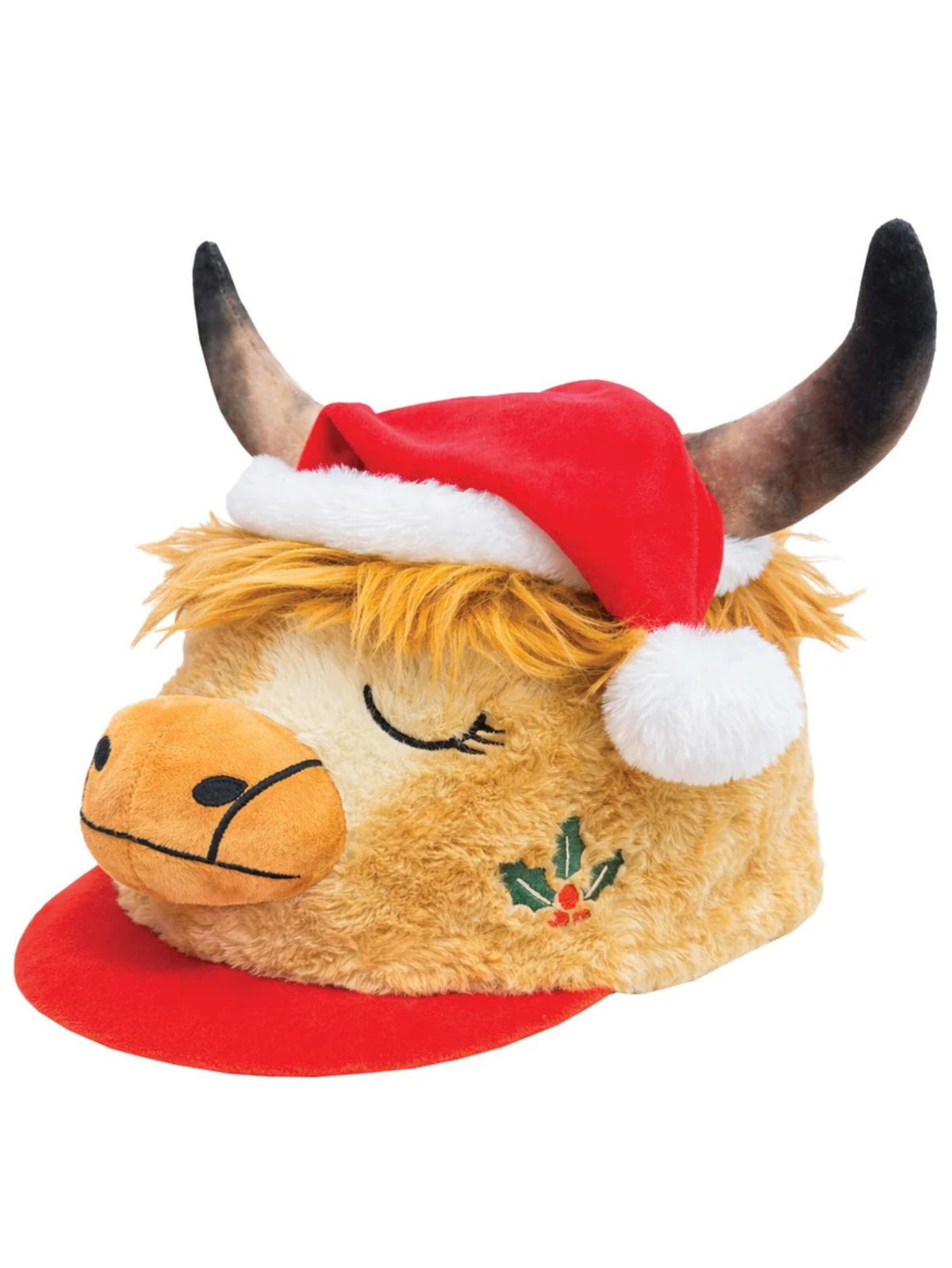 Holly Highland Cow Hat Silk