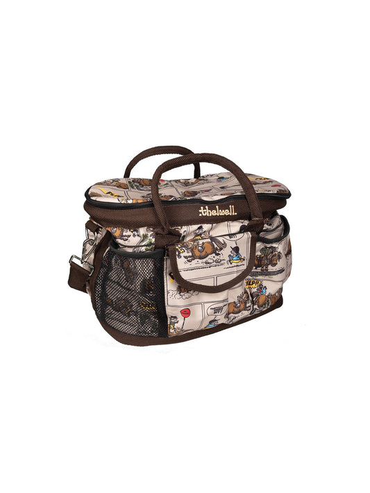 Hy Equestrian Thelwell Comic Chaos Grooming Bag Taupe