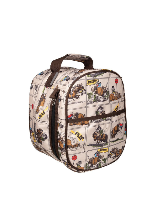 Hy Equestrian Thelwell Comic Chaos Hat Bag Taupe