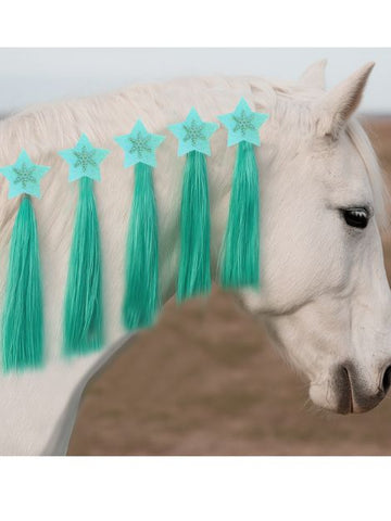 Icicle horse Festive Mane Tassles