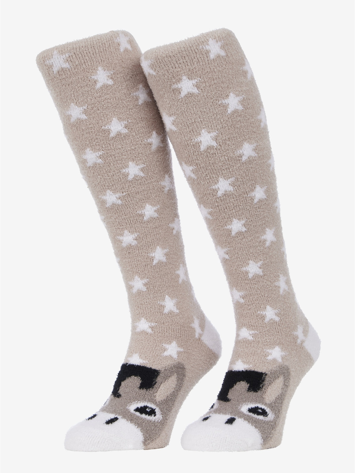 Le Mieux Fluffy Character Socks Donkey