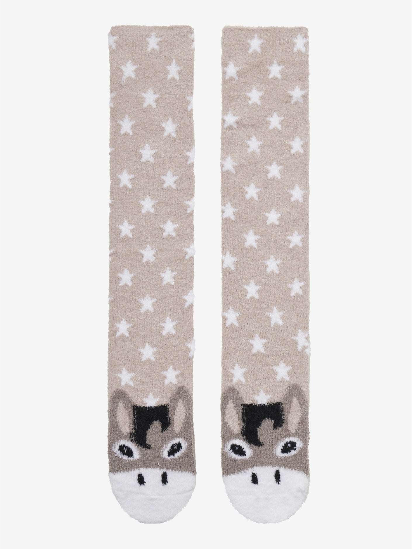 Le Mieux Fluffy Character Socks Donkey