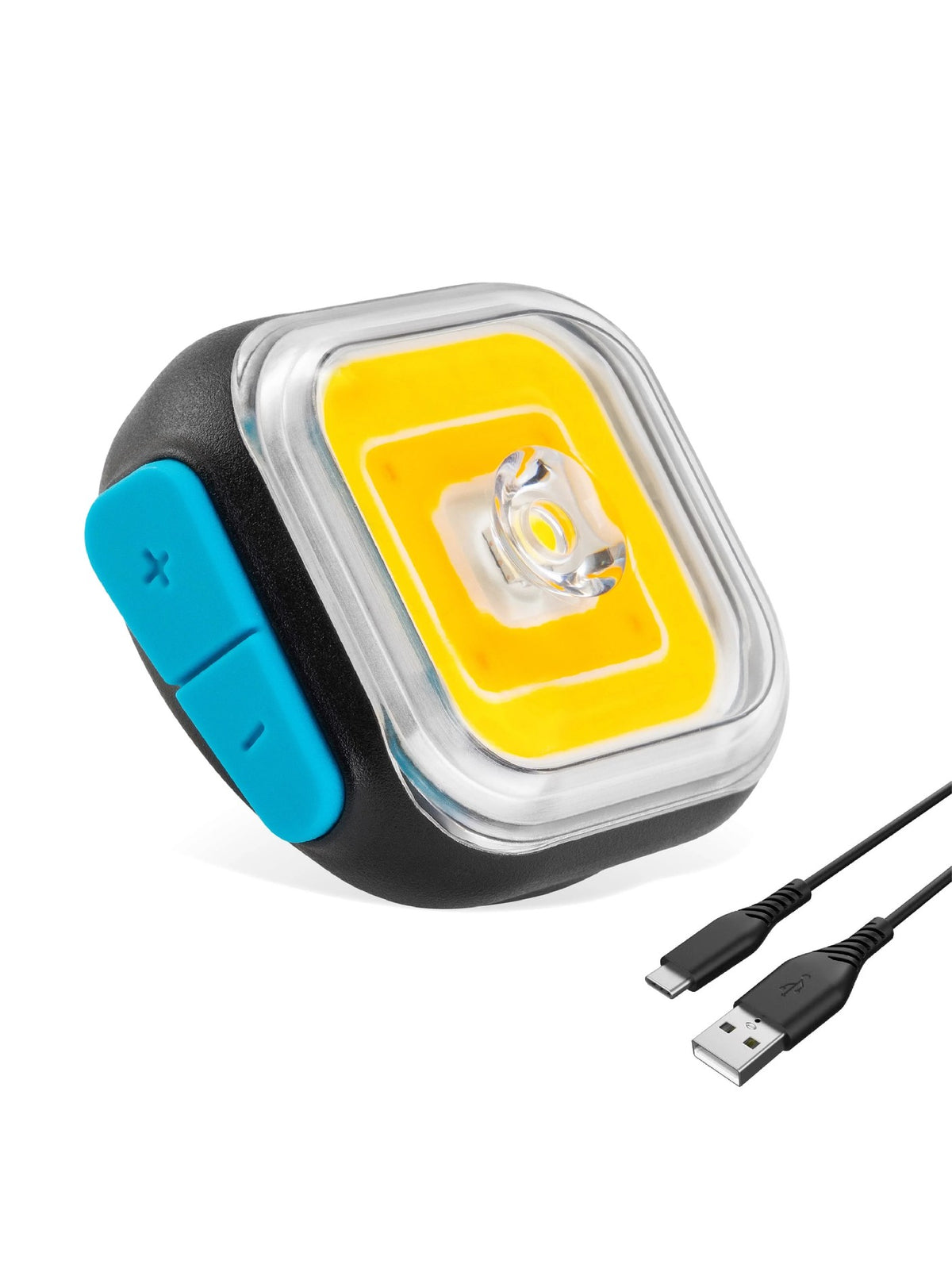 Meolinq LightPlus | Wearable safety light | Up to 500 lumens | USB-C rechargeable | Shown with charging cable