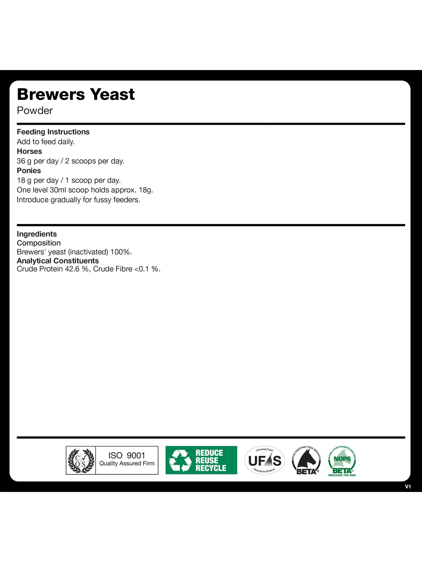 NAF Brewers Yeast