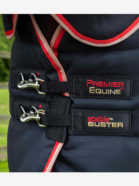Premier Equine Stable Buster 450g Stable Rug with Neck Cover