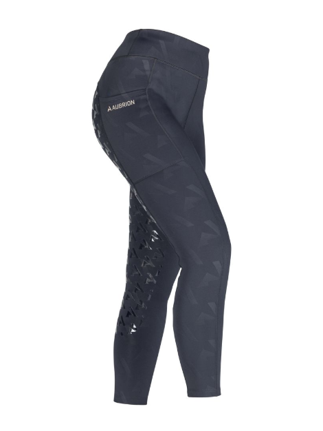 Aubrion React Winter Riding Tights Shadow