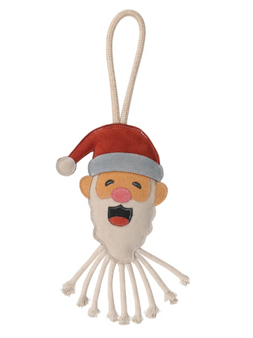 Benji & Flo Christmas Dog Toys- Santa Claus
