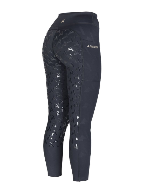 Aubrion React Winter Riding Tights Shadow